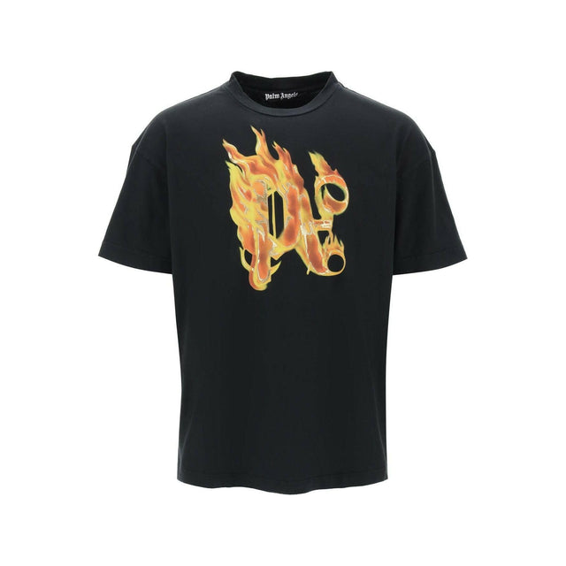 Burning Monogram Cotton T-Shirt.