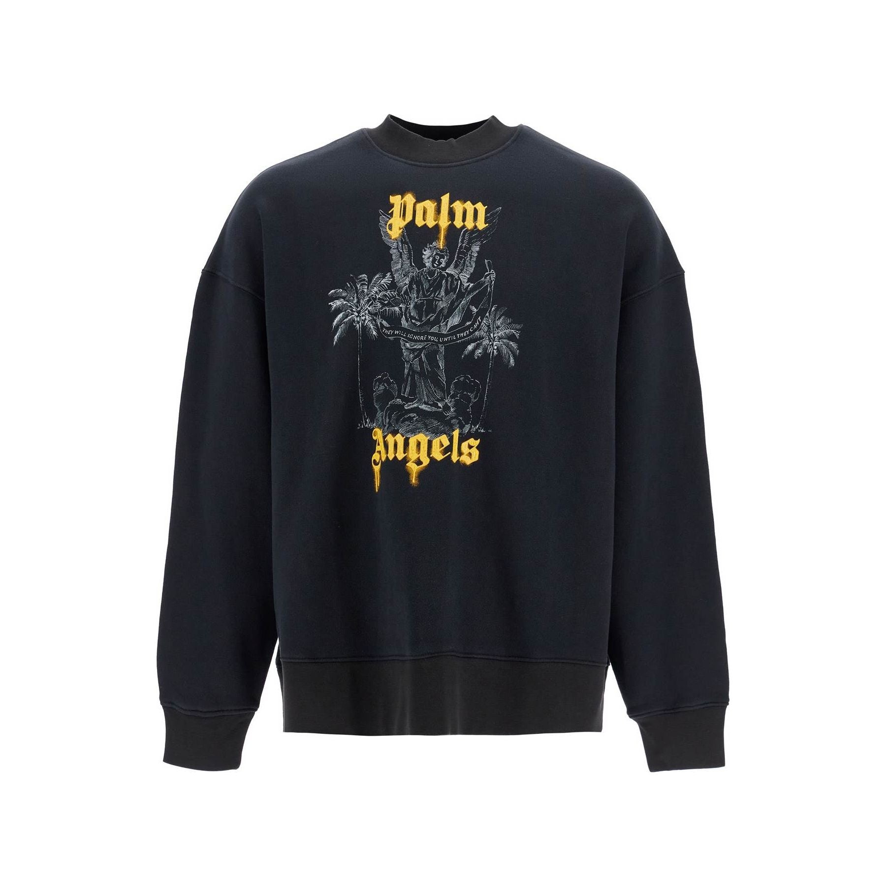 Brushed Cotton Palm Pencil Sweatshirt