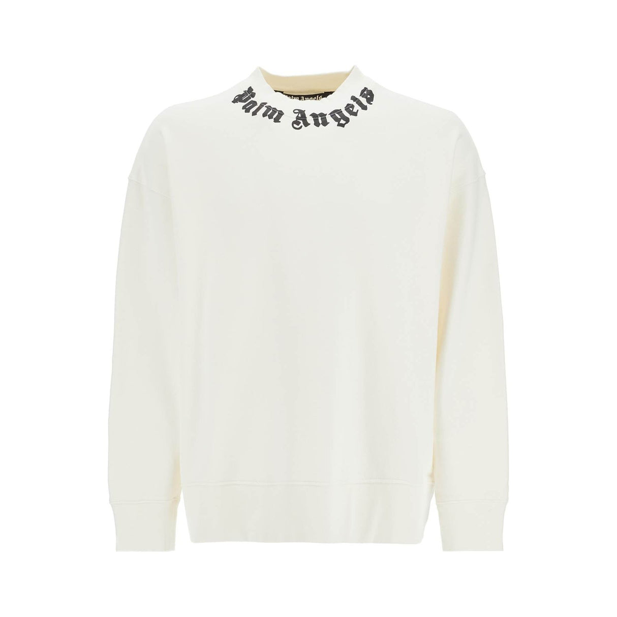 Cotton French Terry Sweatshirt Logo Print