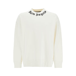 Cotton French Terry Sweatshirt Logo Print