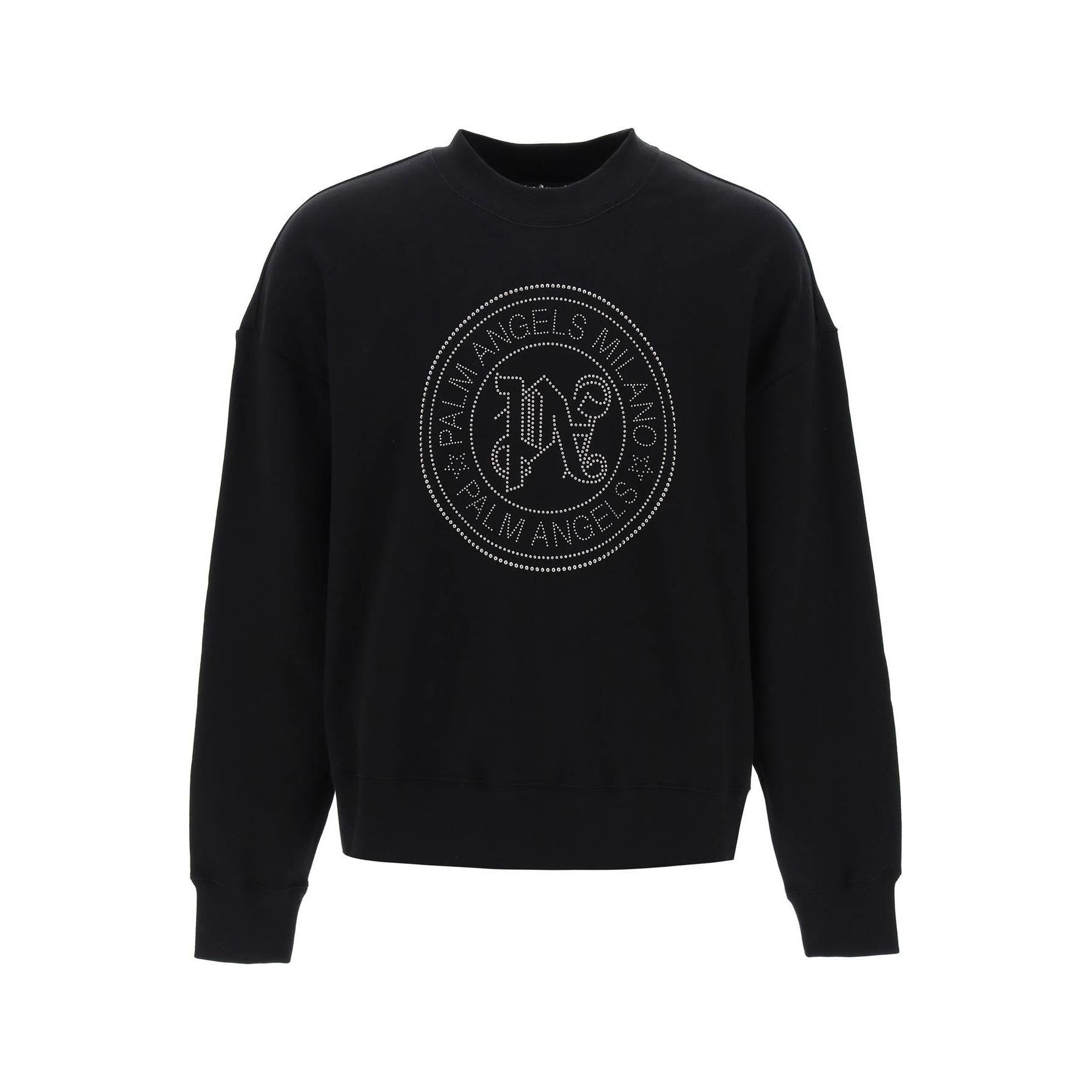 Milano Stud Cotton Crewneck Sweater
