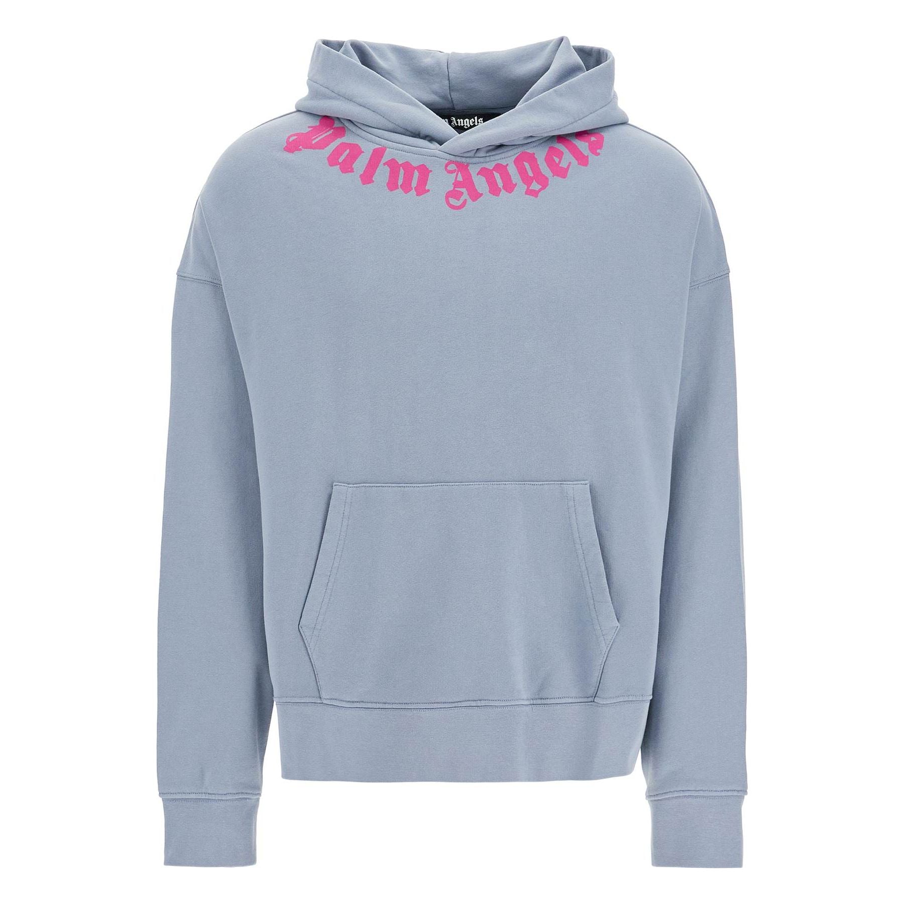 PALM ANGELS-Neck Logo Hoodie -JOHN JULIA.