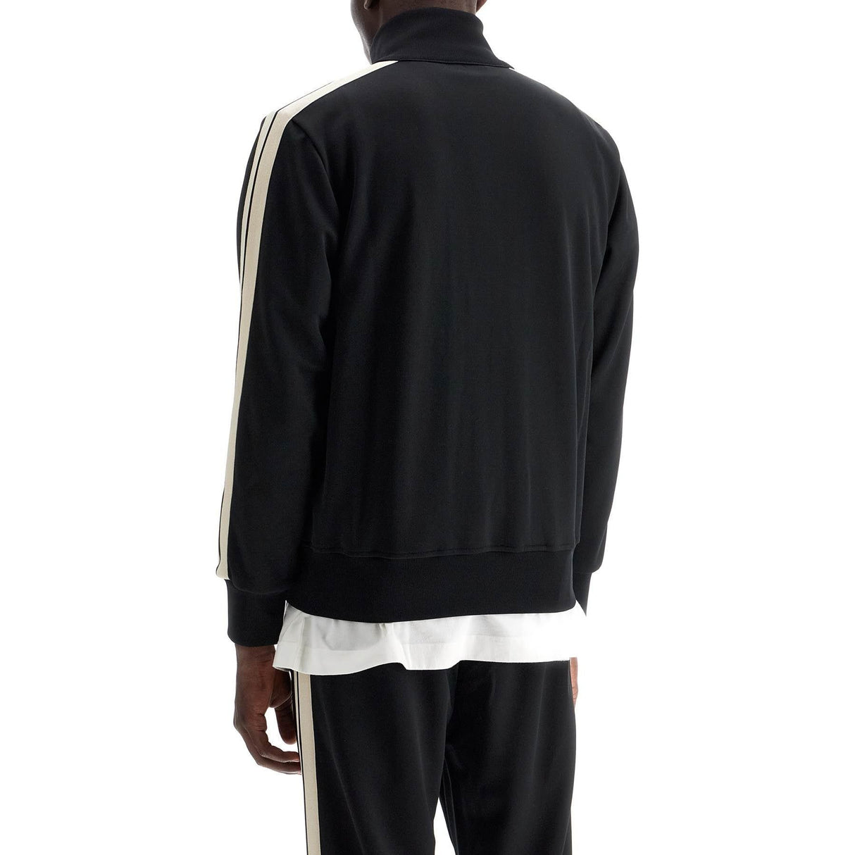 Compact Jersey Contrast Band Track Jacket