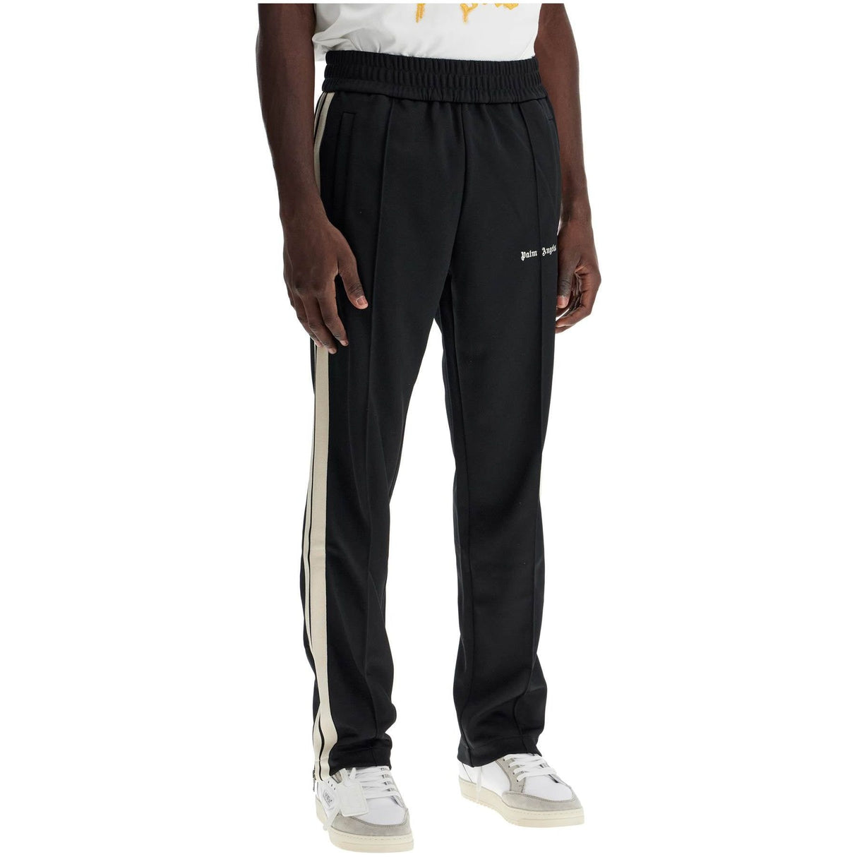 Technical Jersey Contrast Band Joggers