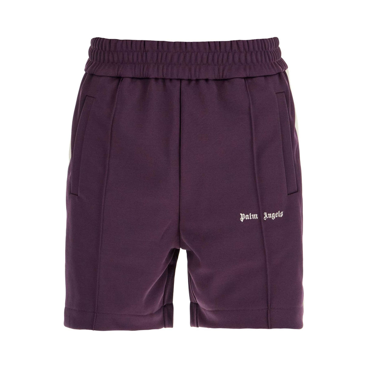 Technical Jersey Contrast Band Track Bermuda Shorts