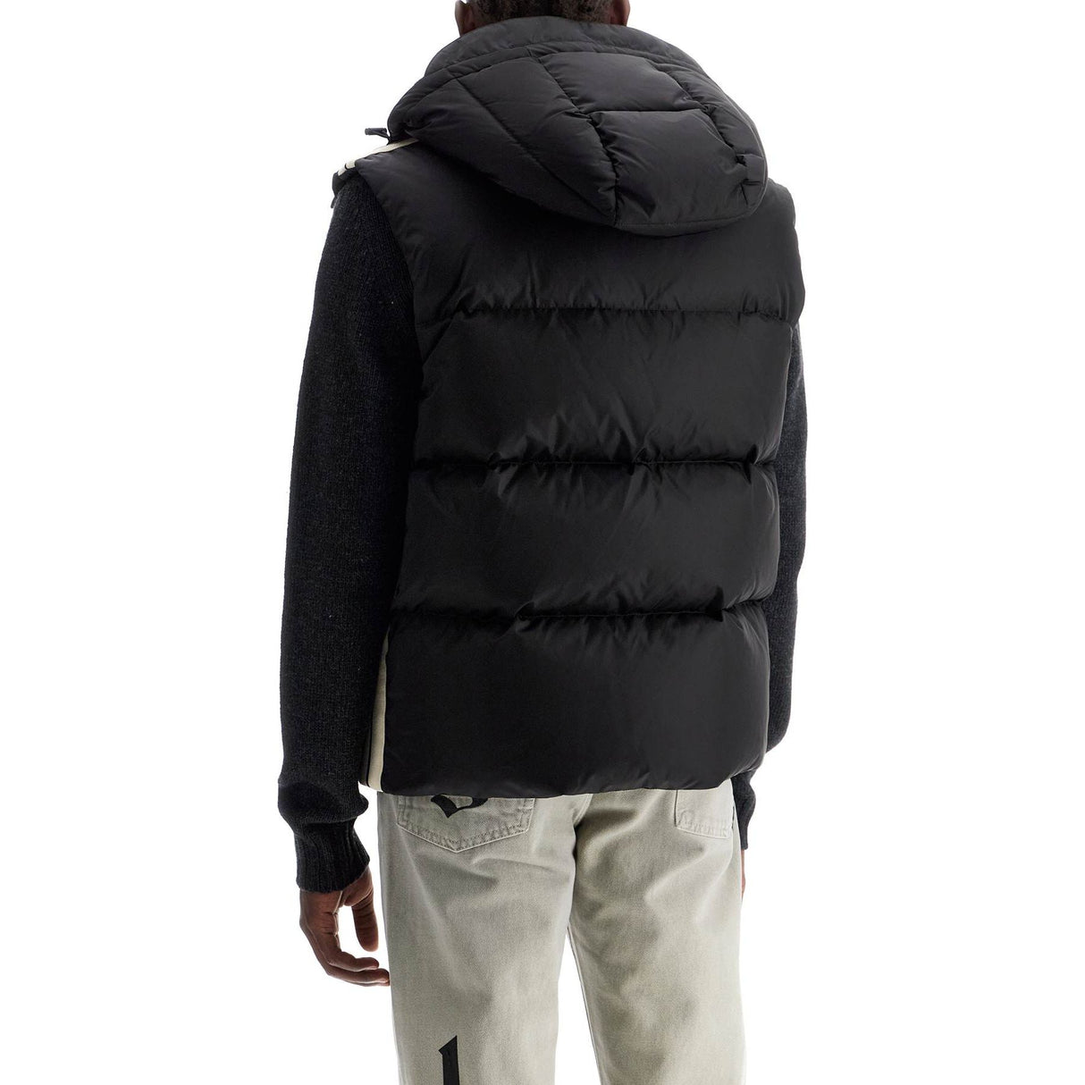 Quilted Technical Fabric Sleeveless Down Jacket