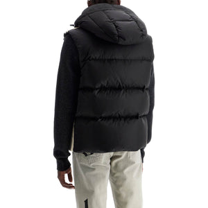 Quilted Technical Fabric Sleeveless Down Jacket