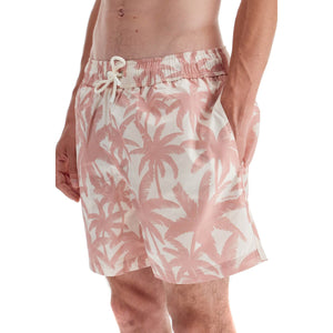 Palm Tree Print Relaxed Fit Shorts