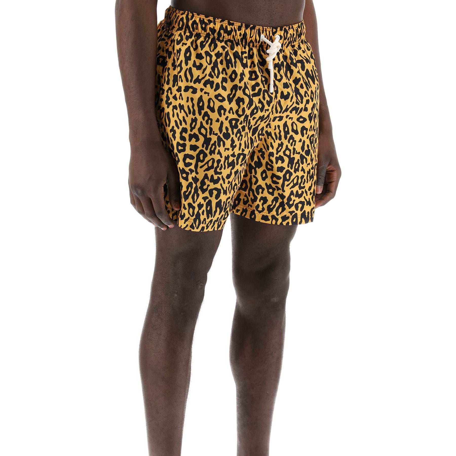 Animal Print Technical Shorts