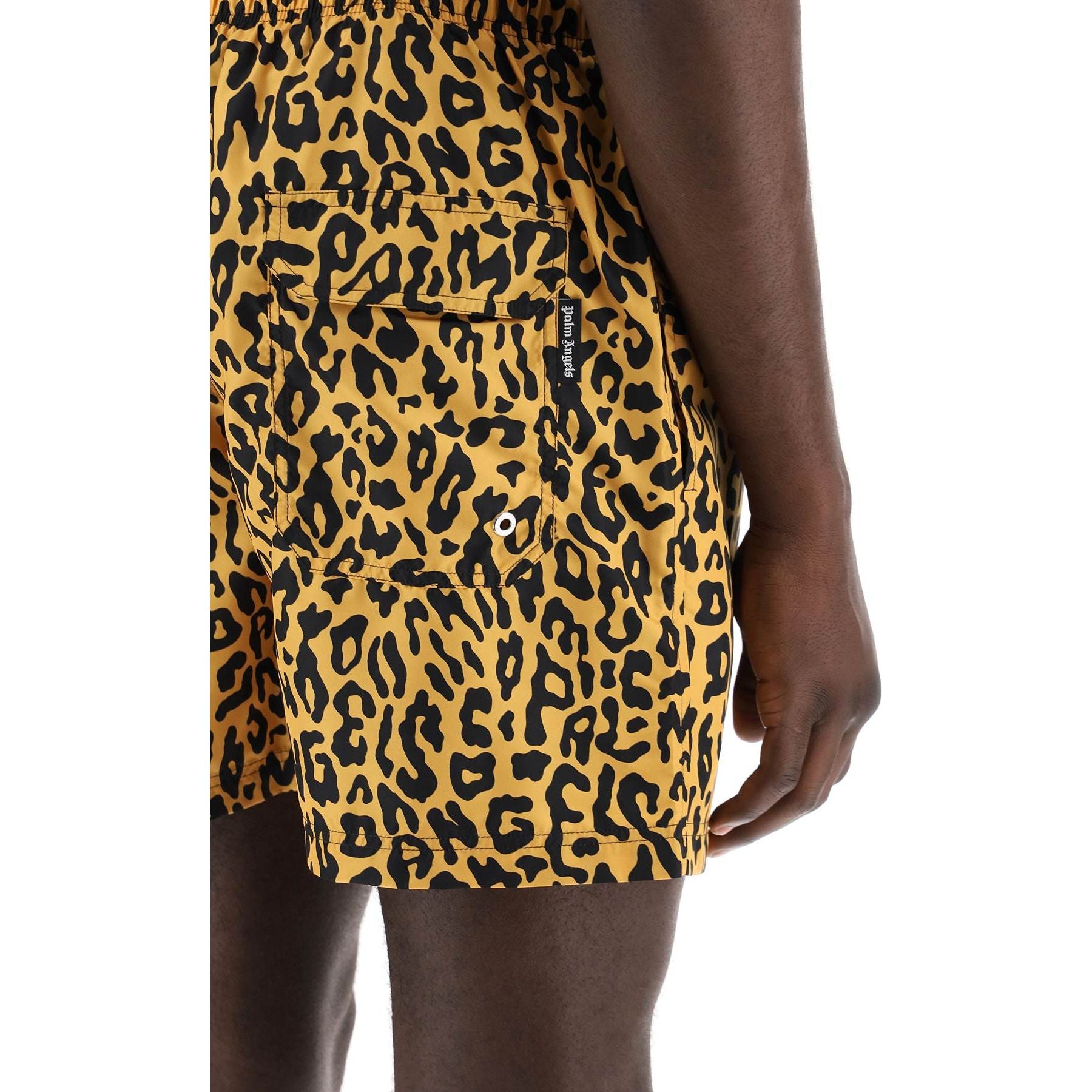 Animal Print Technical Shorts