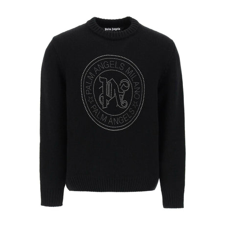 Milano Stud Wool and Cashmere Blend Sweater.