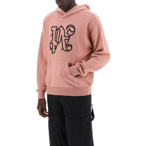 Monogram Knit Hoodie.