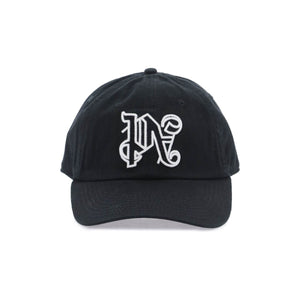 Embroidered Monogram Cotton Cap