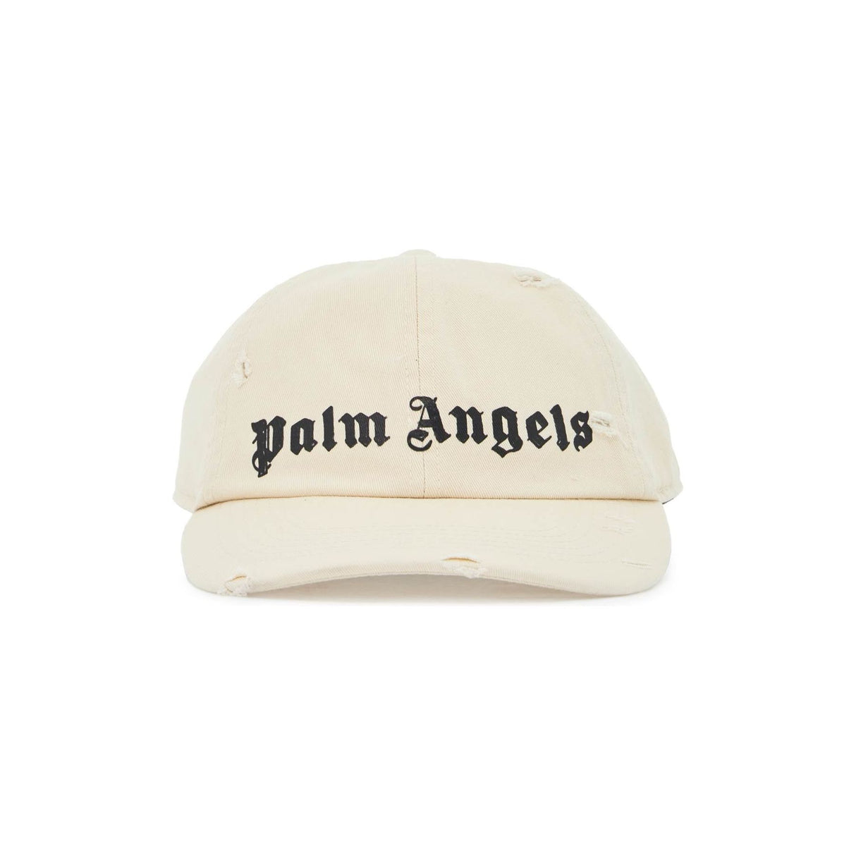 Distressed Cotton Logo Cap