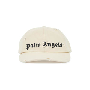 Distressed Cotton Logo Cap