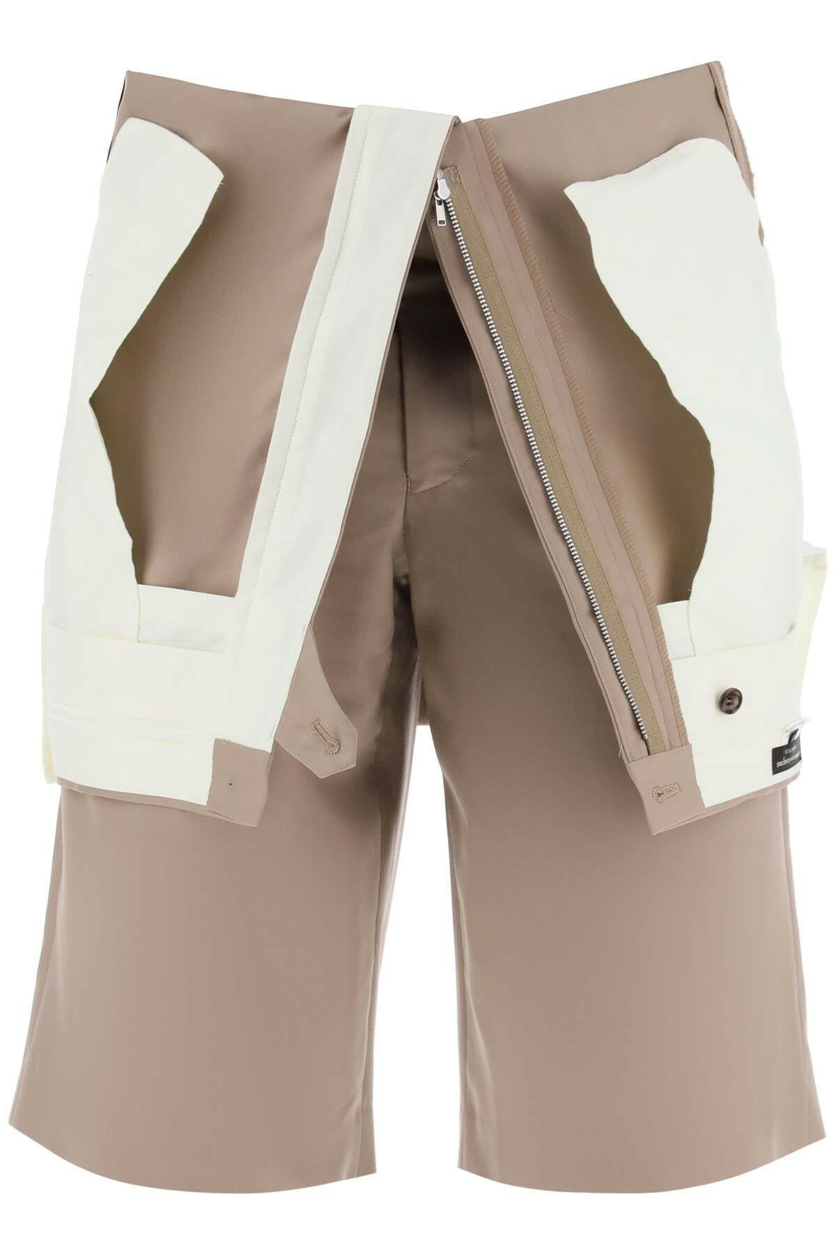 Tailored Fold Over Shorts COMME DES GARCONS HOMME PLUS JOHN JULIA.