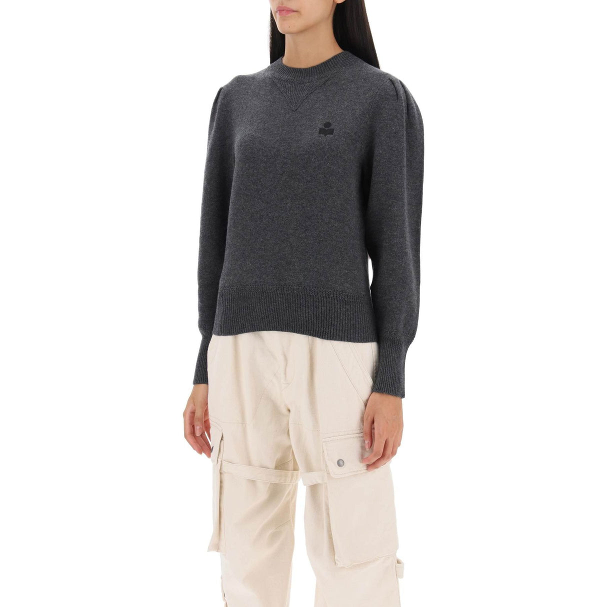 ISABEL MARANT ETOILE-Kelaya Sweater With Balloon Sleeves -JOHN JULIA.