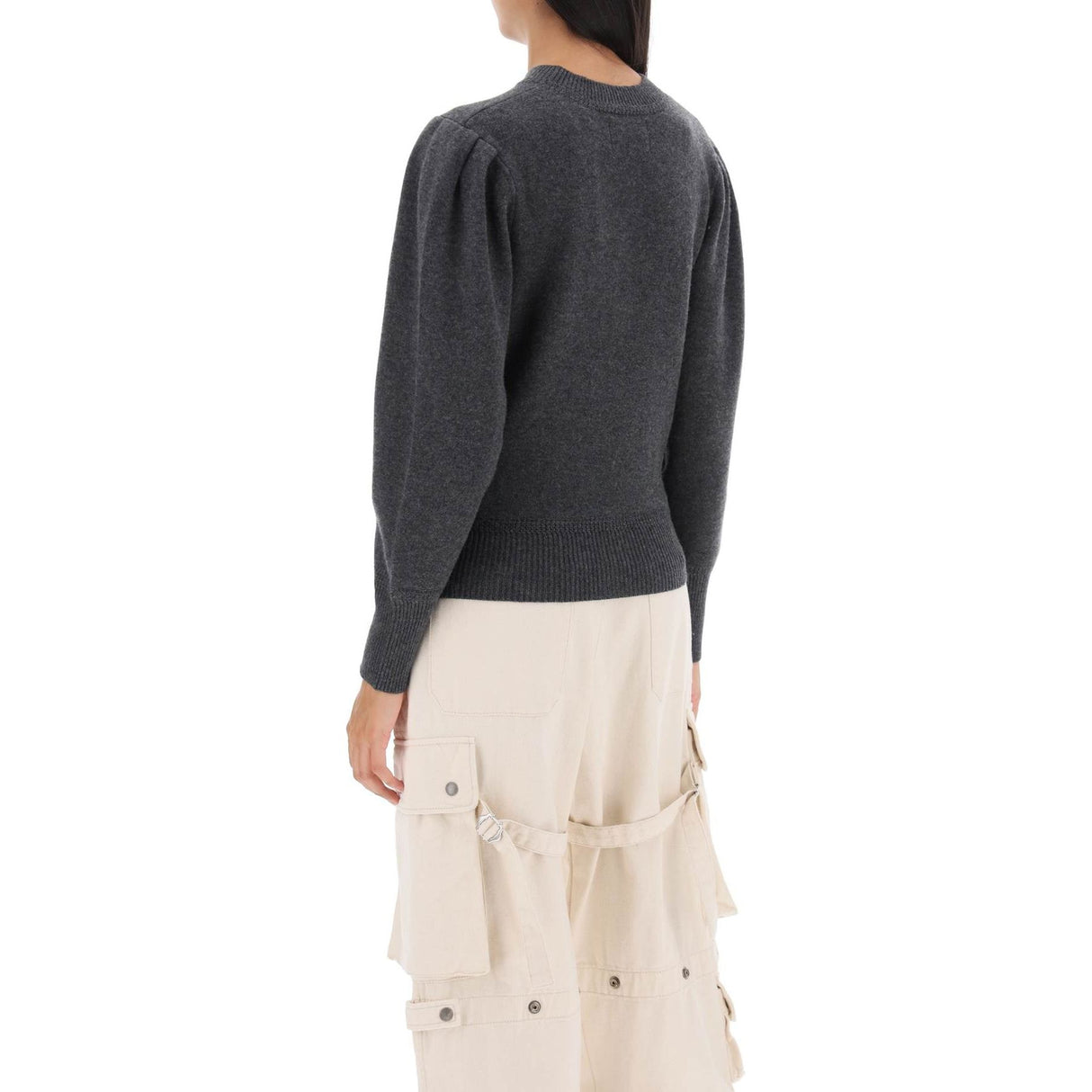 ISABEL MARANT ETOILE-Kelaya Sweater With Balloon Sleeves -JOHN JULIA.