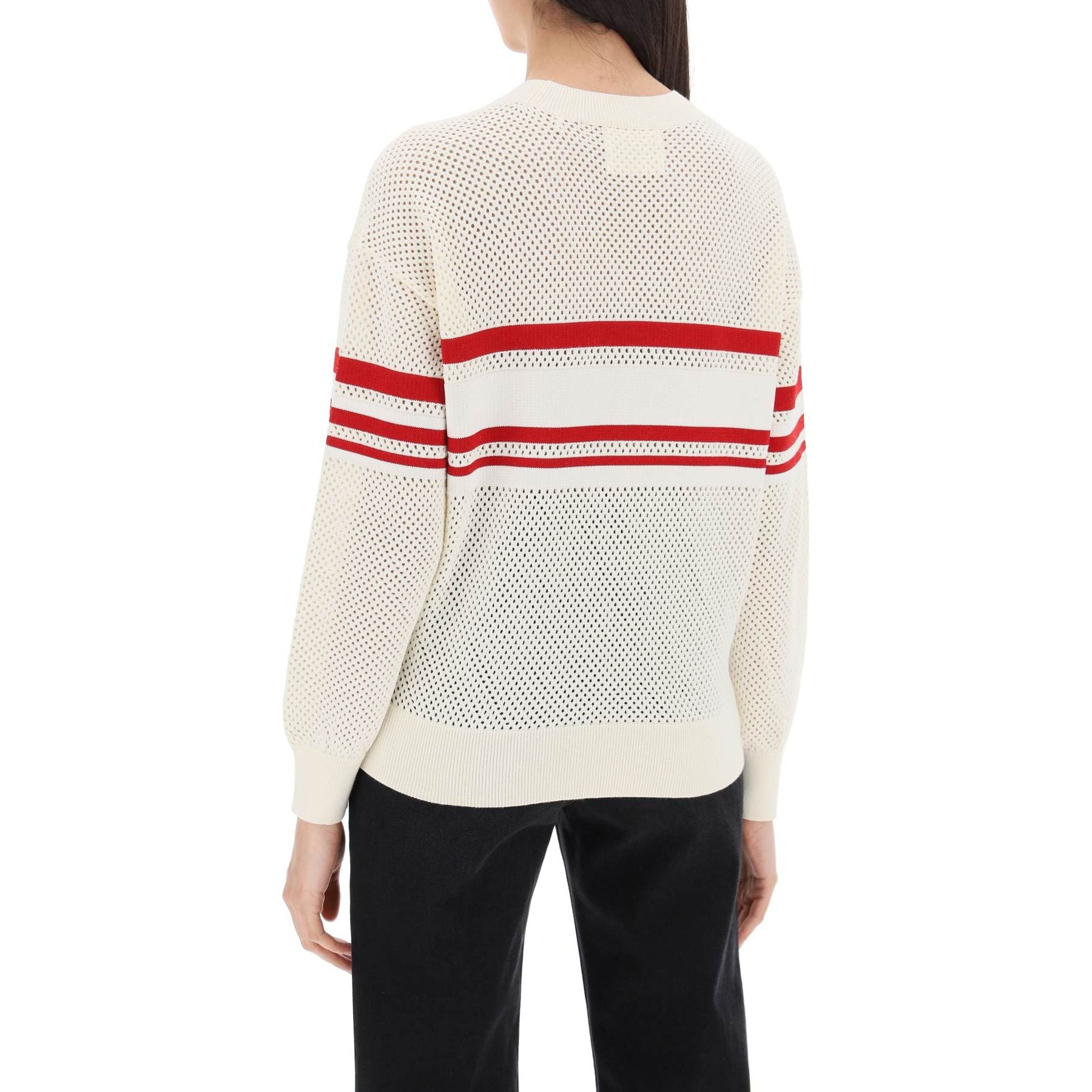 Arwen Logo Perforated Knit Pullover