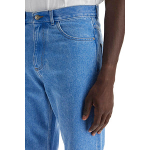 Straight Leg Organic Denim Jeans.