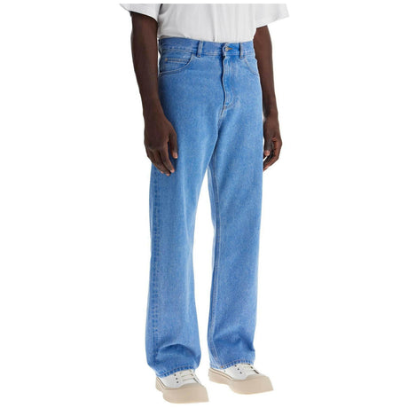 Straight Leg Organic Denim Jeans.