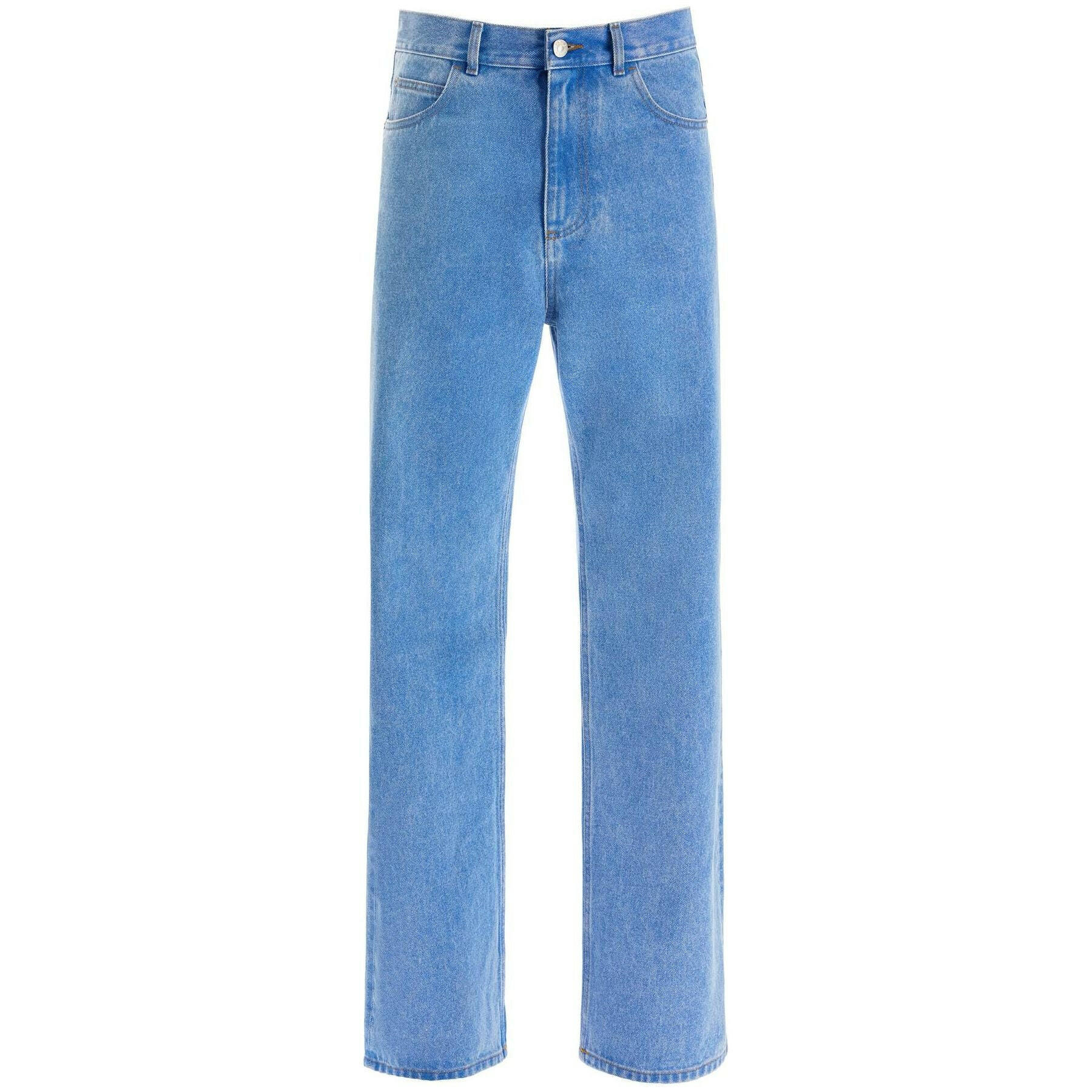 Straight Leg Organic Denim Jeans.