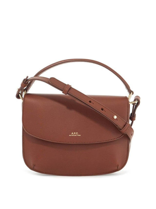 Sarah Quilted Leather Shoulder Bag-A.P.C.-JOHN JULIA