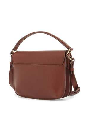 Sarah Quilted Leather Shoulder Bag-A.P.C.-JOHN JULIA