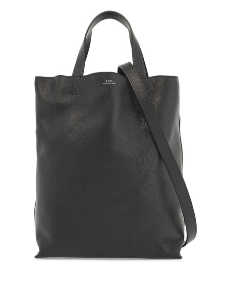 Maiko Medium Leather Tote-A.P.C.-JOHN JULIA