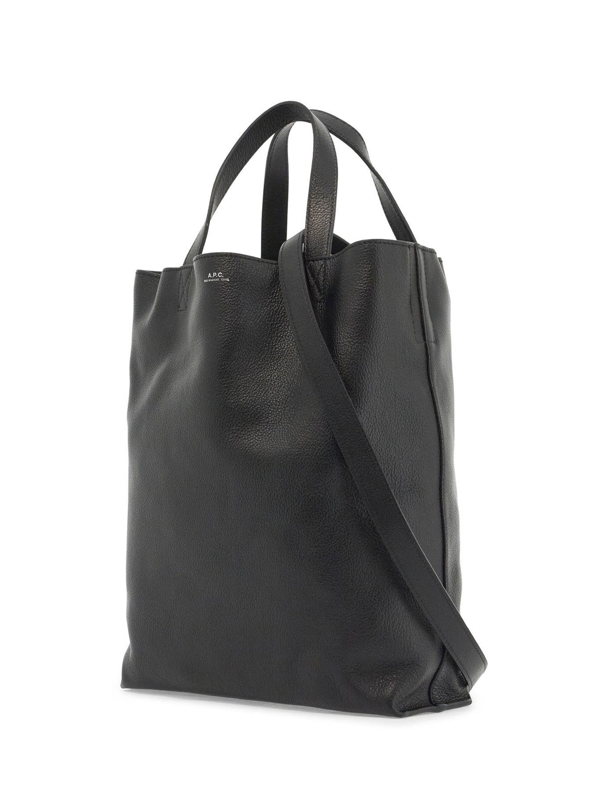 Maiko Medium Leather Tote-A.P.C.-JOHN JULIA