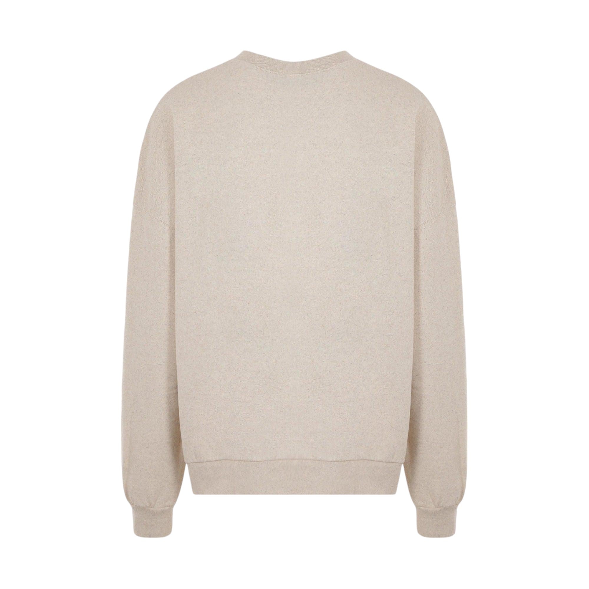 Pa Monogram Cotton and Linen Sweatshirt-PALM ANGELS-JOHN JULIA