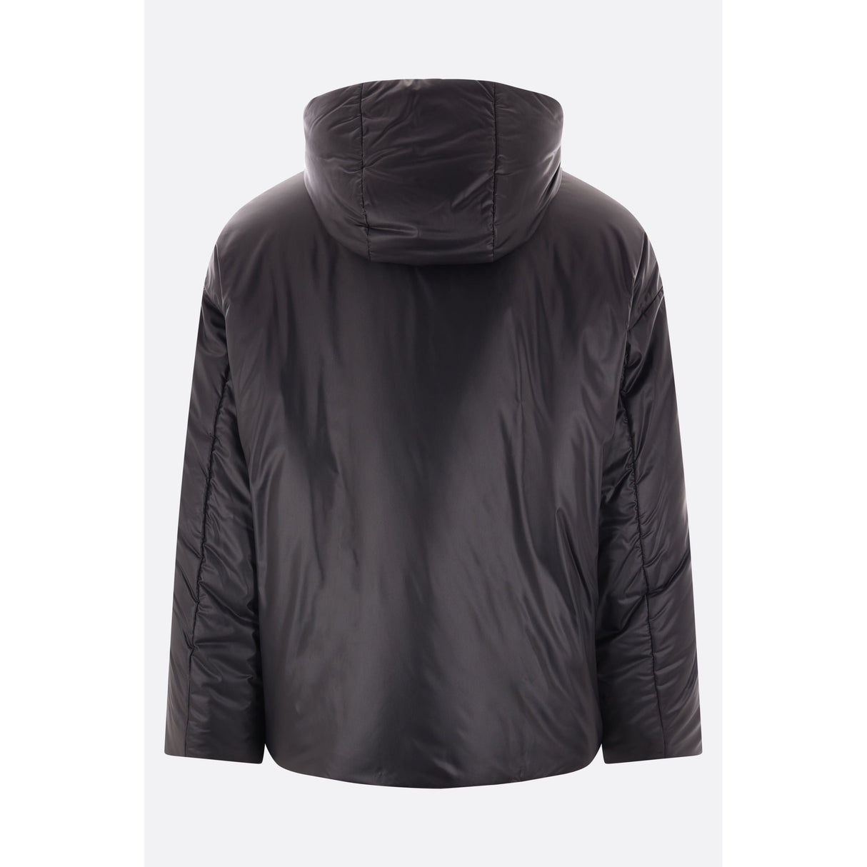 Padded Nylon Jacket With V Detail-VALENTINO GARAVANI-JOHN JULIA