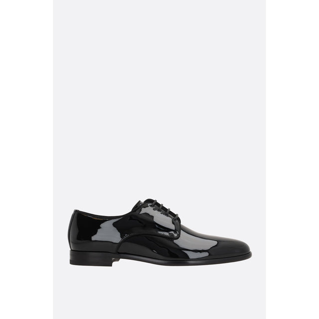 Patent Leather Derby Shoes-DOLCE&GABBANA-JOHN JULIA