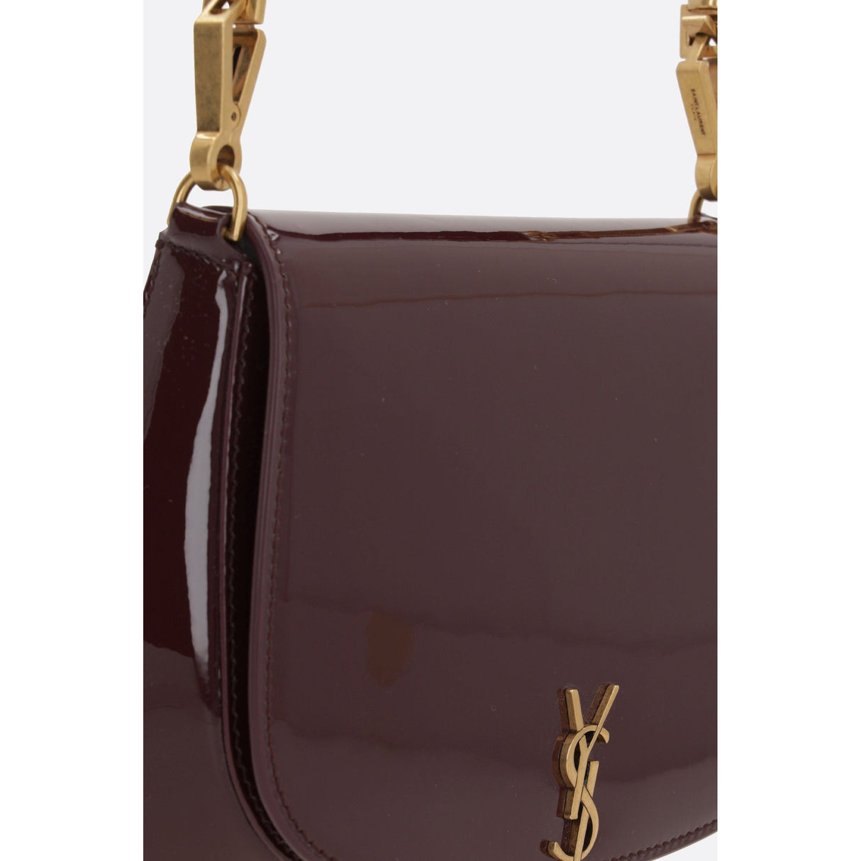 Patent Leather Shoulder Bag-SAINT LAURENT-JOHN JULIA