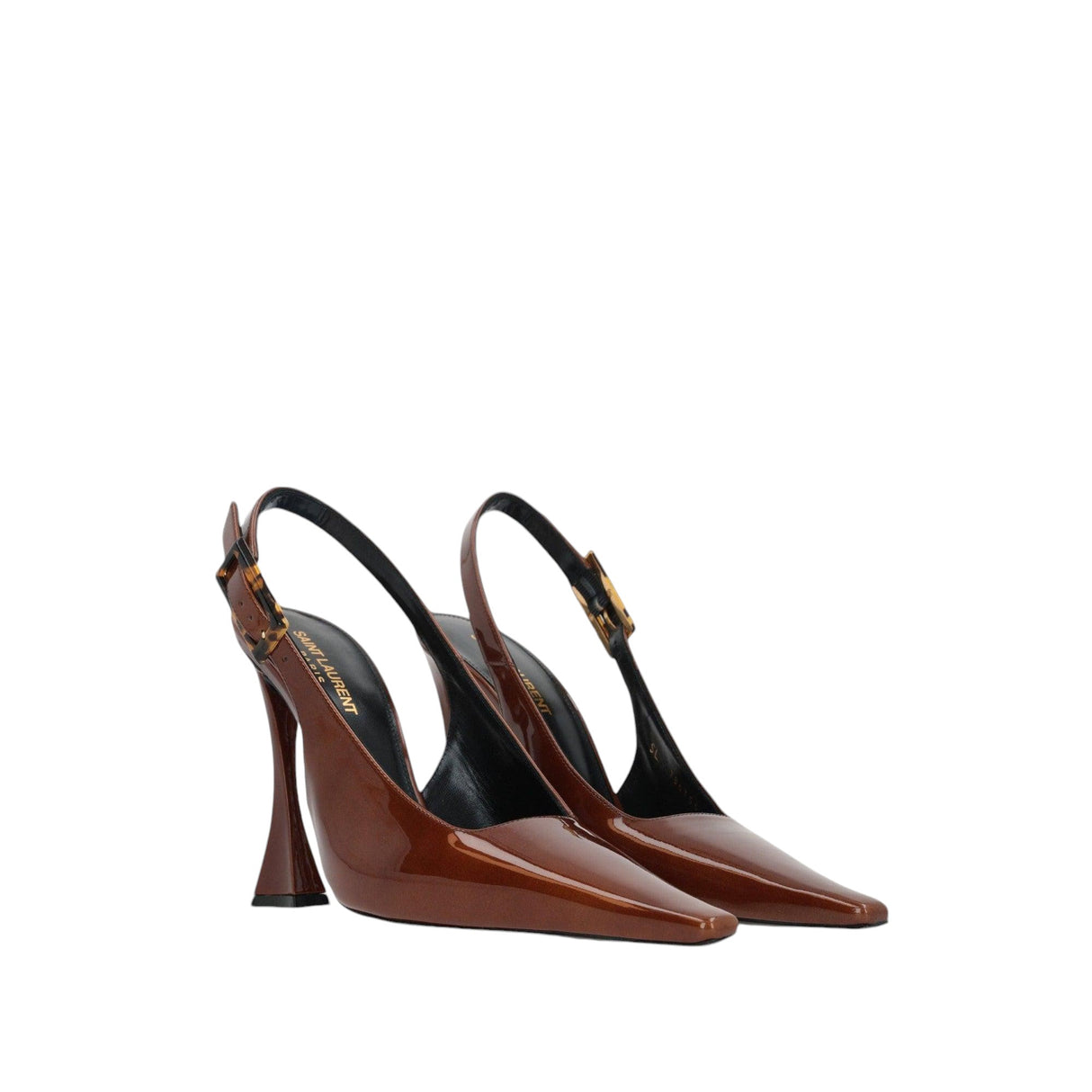 Patent Leather Slingbacks-SAINT LAURENT-JOHN JULIA