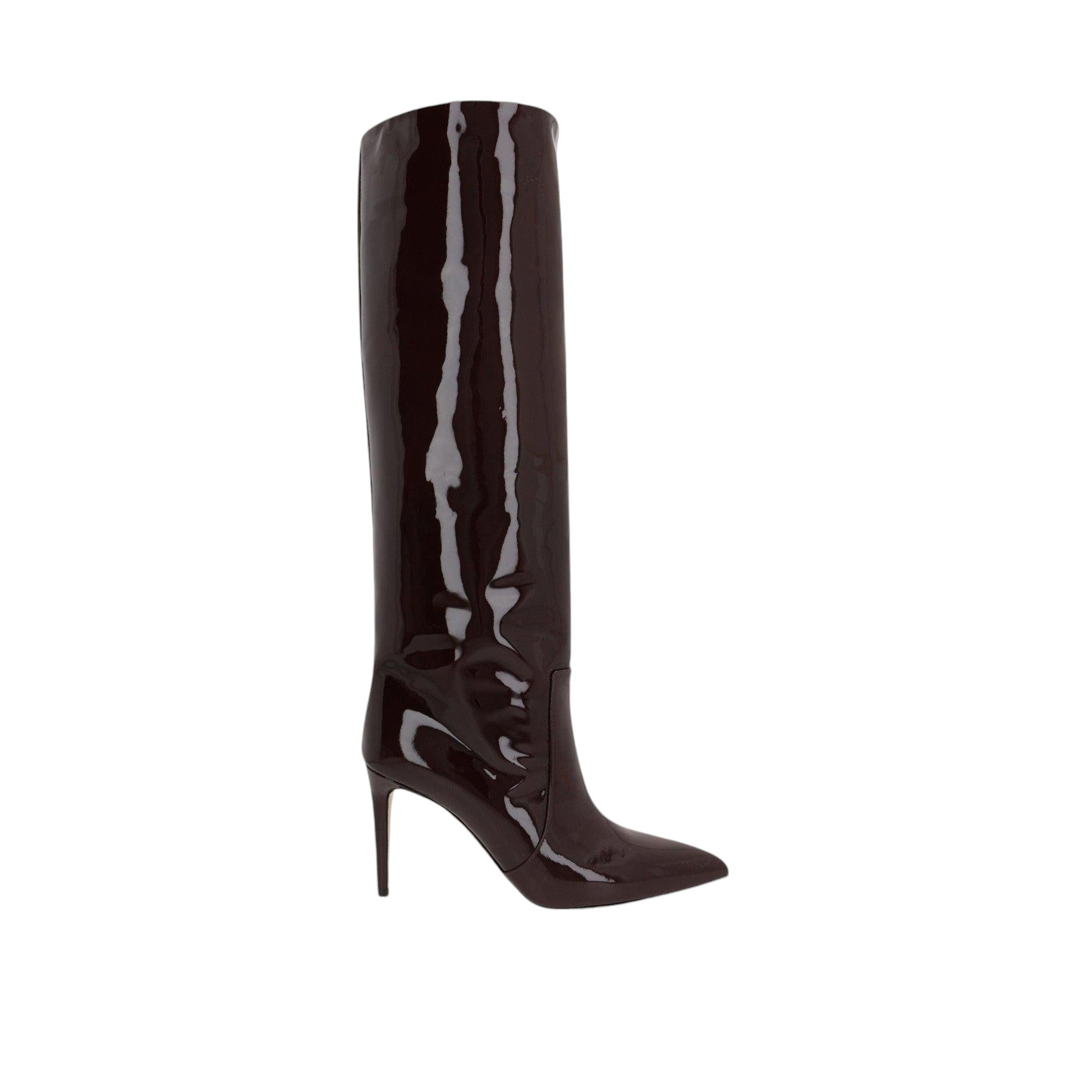 Patent Leather Stiletto Boots-PARIS TEXAS-JOHN JULIA