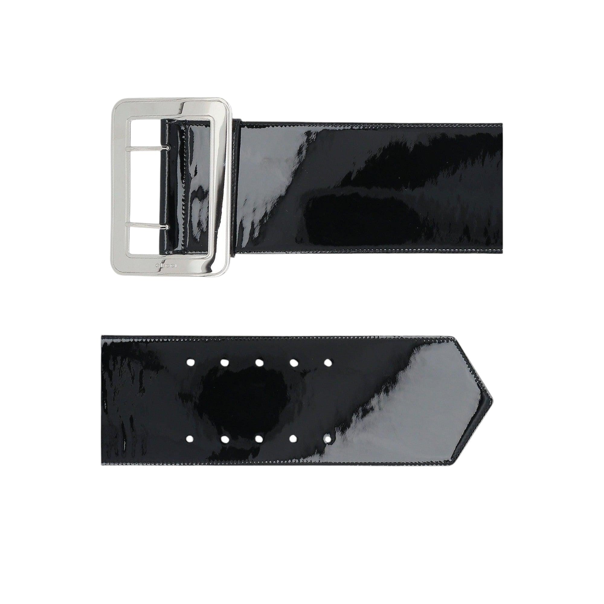 Patent Leather Waist Belt-GUCCI-JOHN JULIA