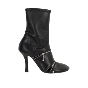 Peep Nappa Ankle Boots-BURBERRY-JOHN JULIA