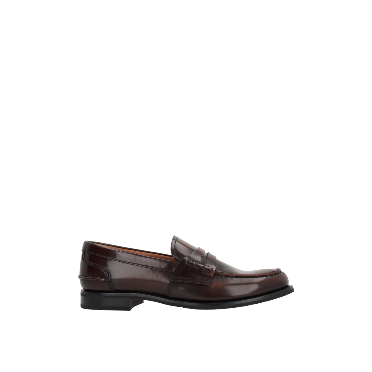 Pembrey Loafers in Polished Fumé Leather-CHURCH'S-JOHN JULIA