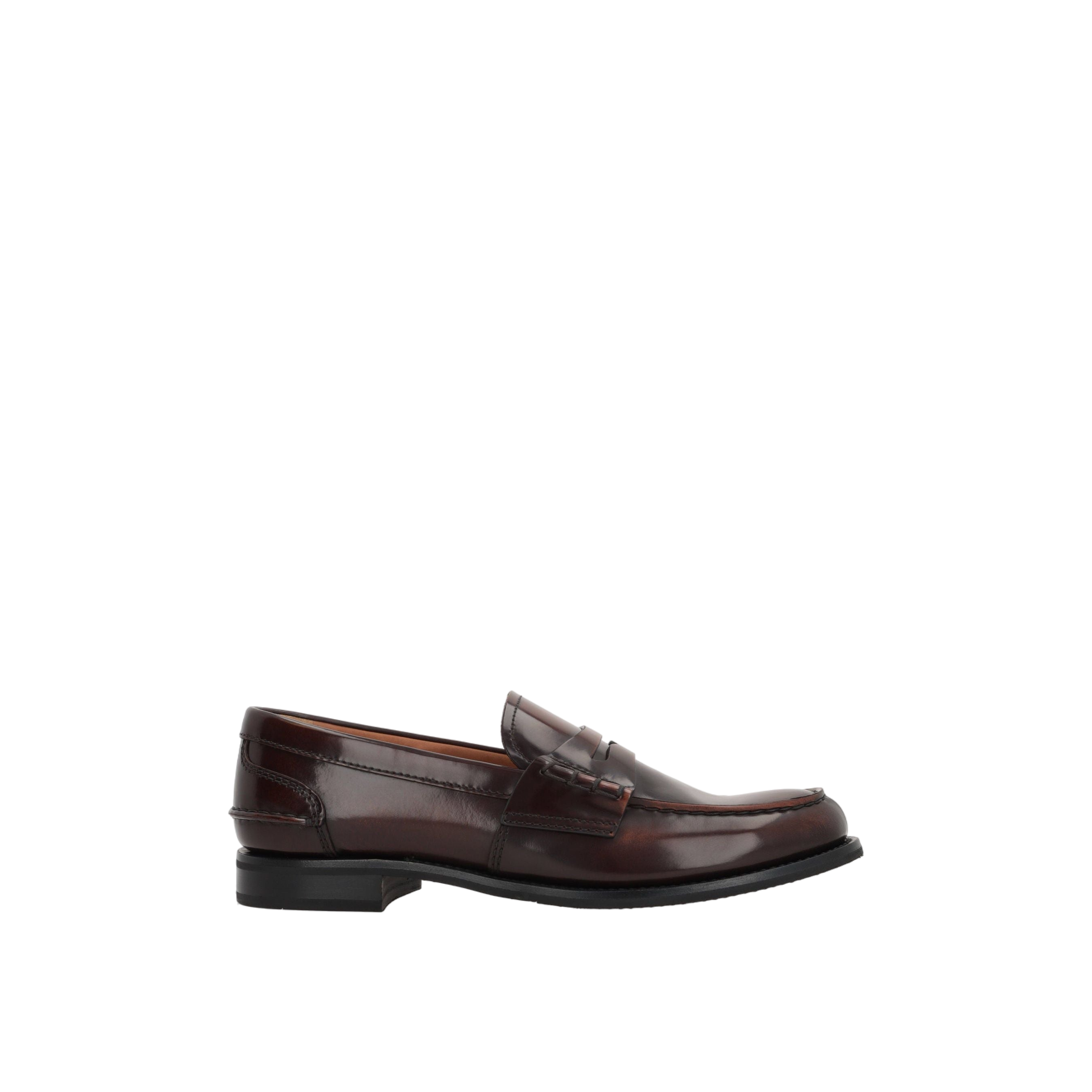 Pembrey Loafers in Polished Fumé Leather-CHURCH'S-JOHN JULIA