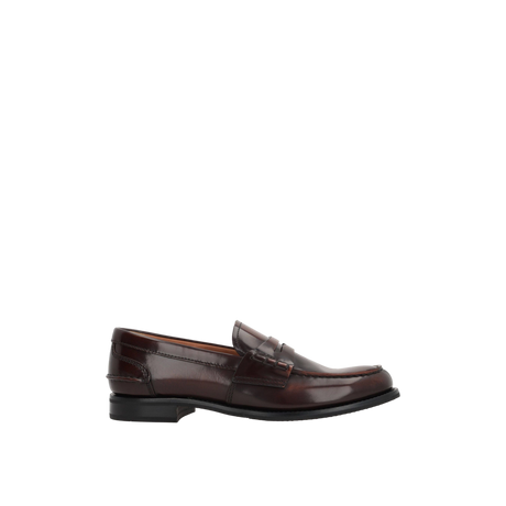 Pembrey Loafers in Polished Fumé Leather-CHURCH'S-JOHN JULIA