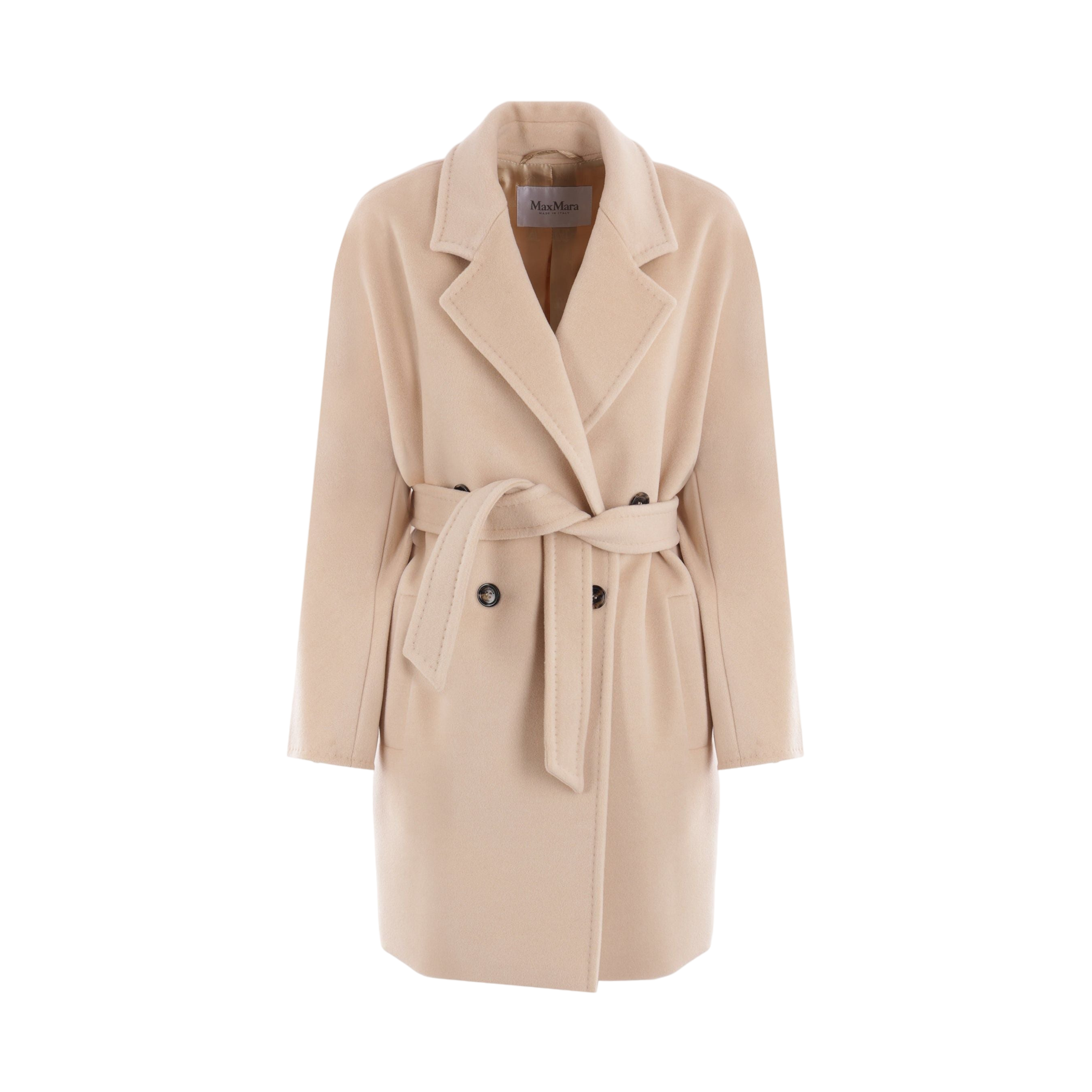 Pila Double-breasted Wool and Cashmere Coat-MAX MARA-JOHN JULIA