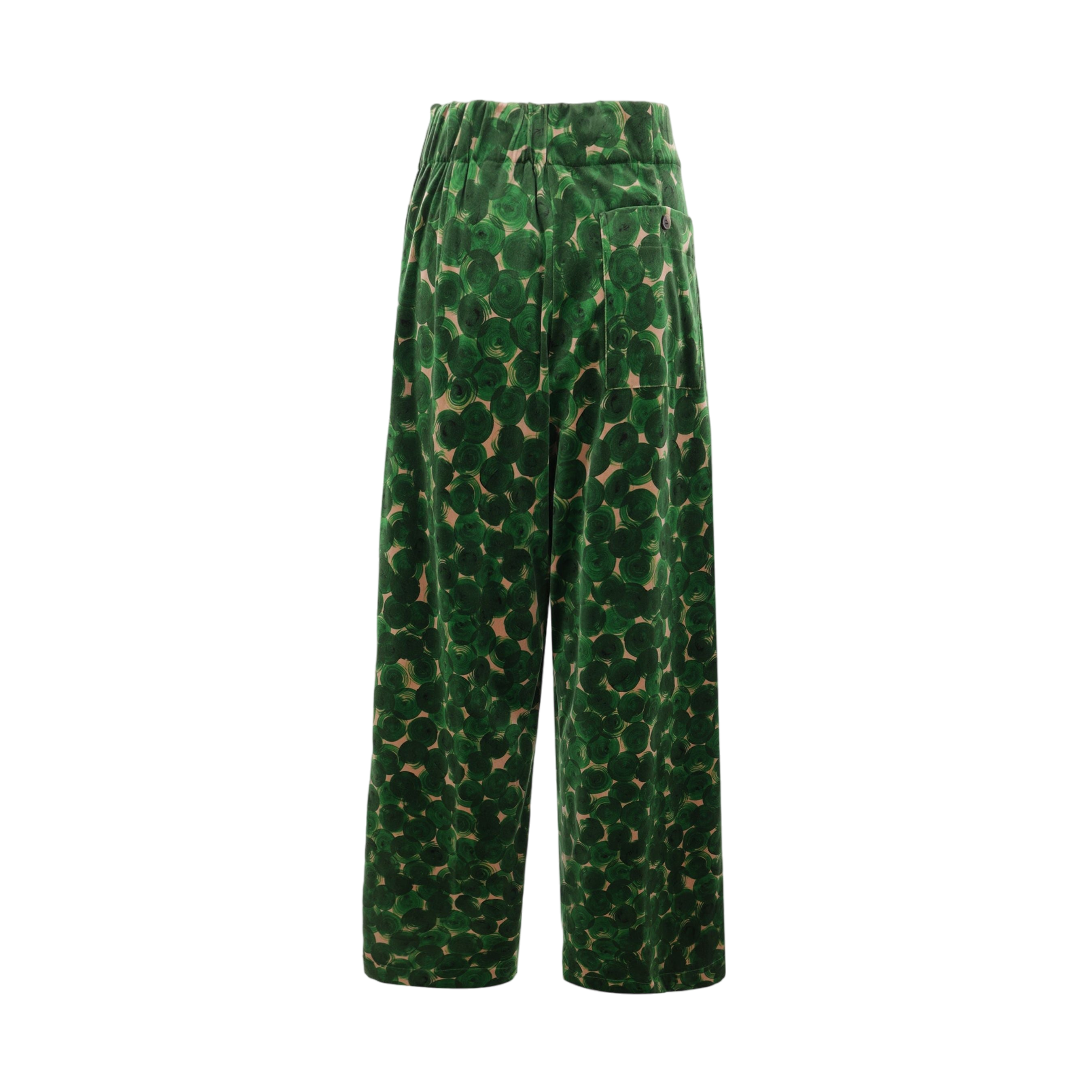 Pila Wide-leg Velvet Trousers-DRIES VAN NOTEN-JOHN JULIA