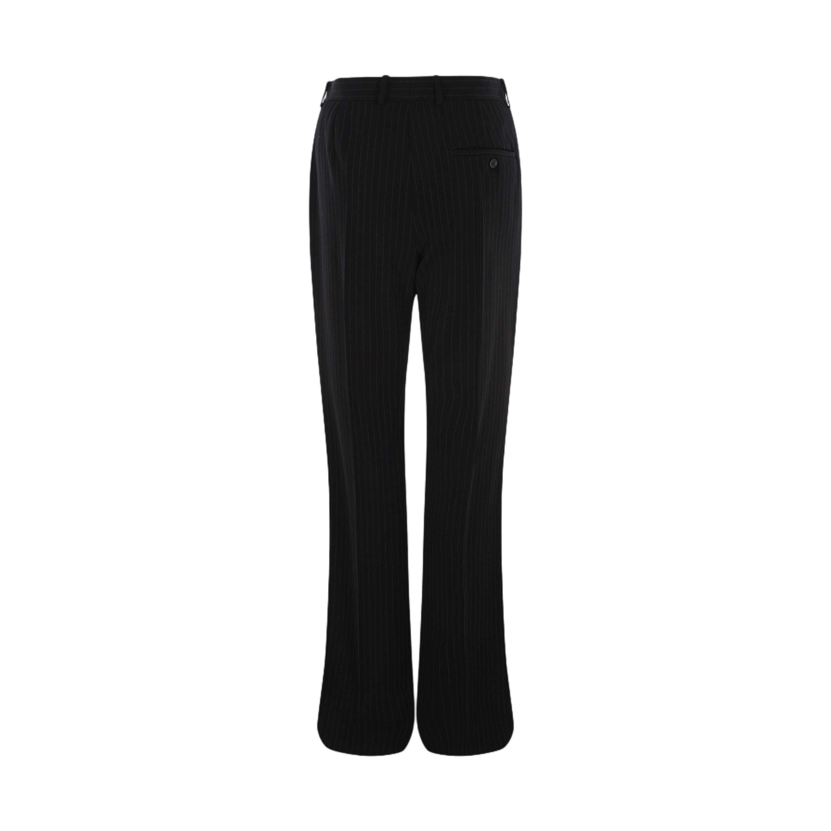 Pinstripe Twill Straight-leg Pants-BALENCIAGA-JOHN JULIA