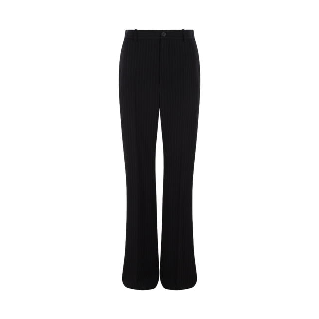 Pinstripe Twill Straight-leg Pants-BALENCIAGA-JOHN JULIA