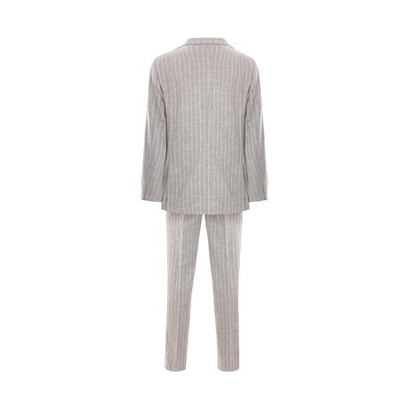 Pinstriped Alpaca and Wool Suit-BRUNELLO CUCINELLI-JOHN JULIA