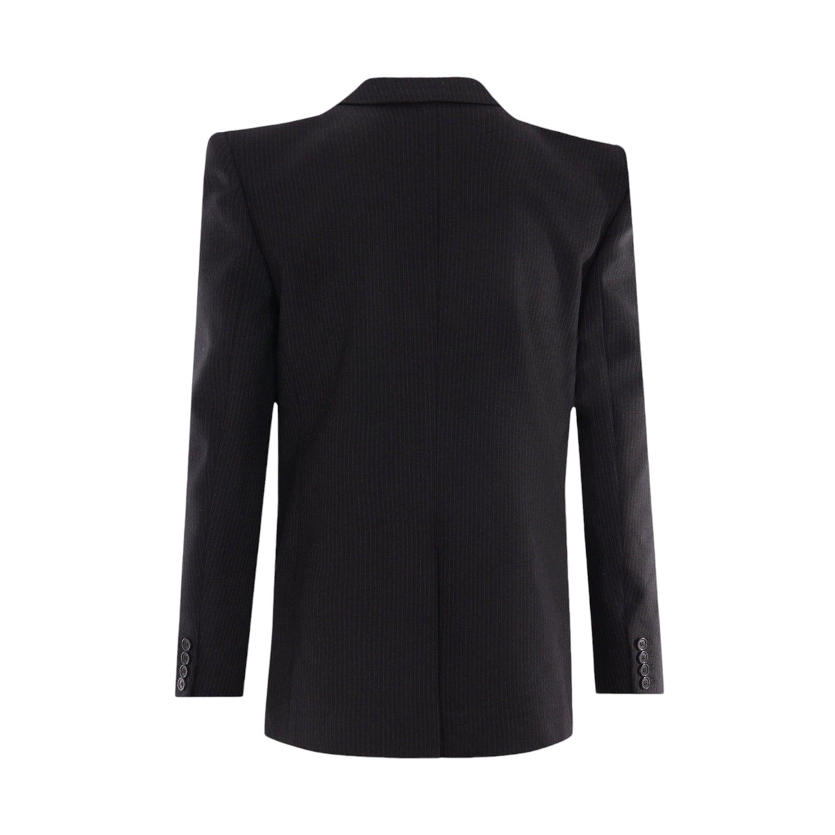 Pinstriped Wool Jacket-SAINT LAURENT-JOHN JULIA