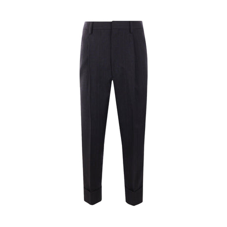 Pinstriped Wool Pants-PRADA-JOHN JULIA