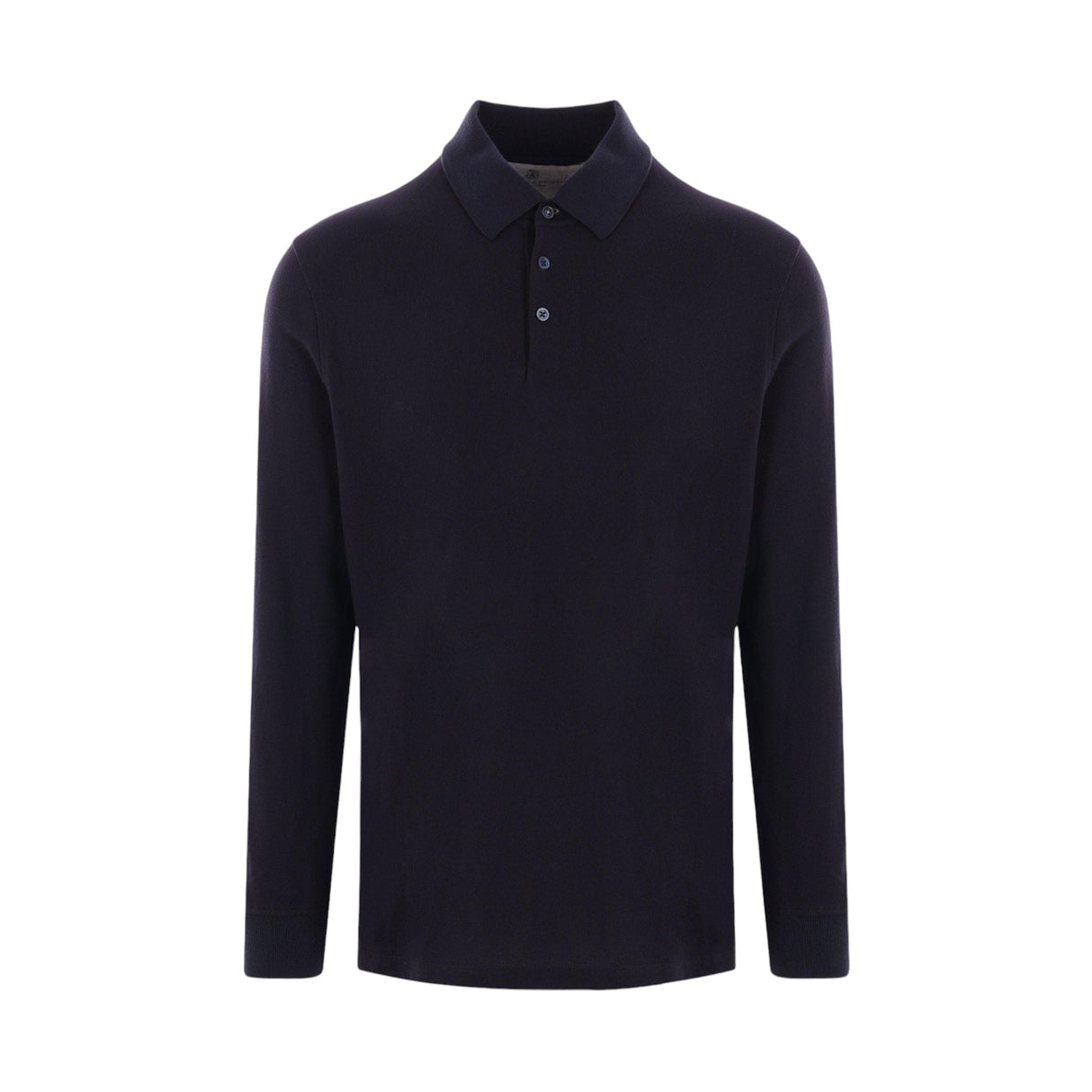 Piquet Long-sleeved Polo Shirt-BRUNELLO CUCINELLI-JOHN JULIA