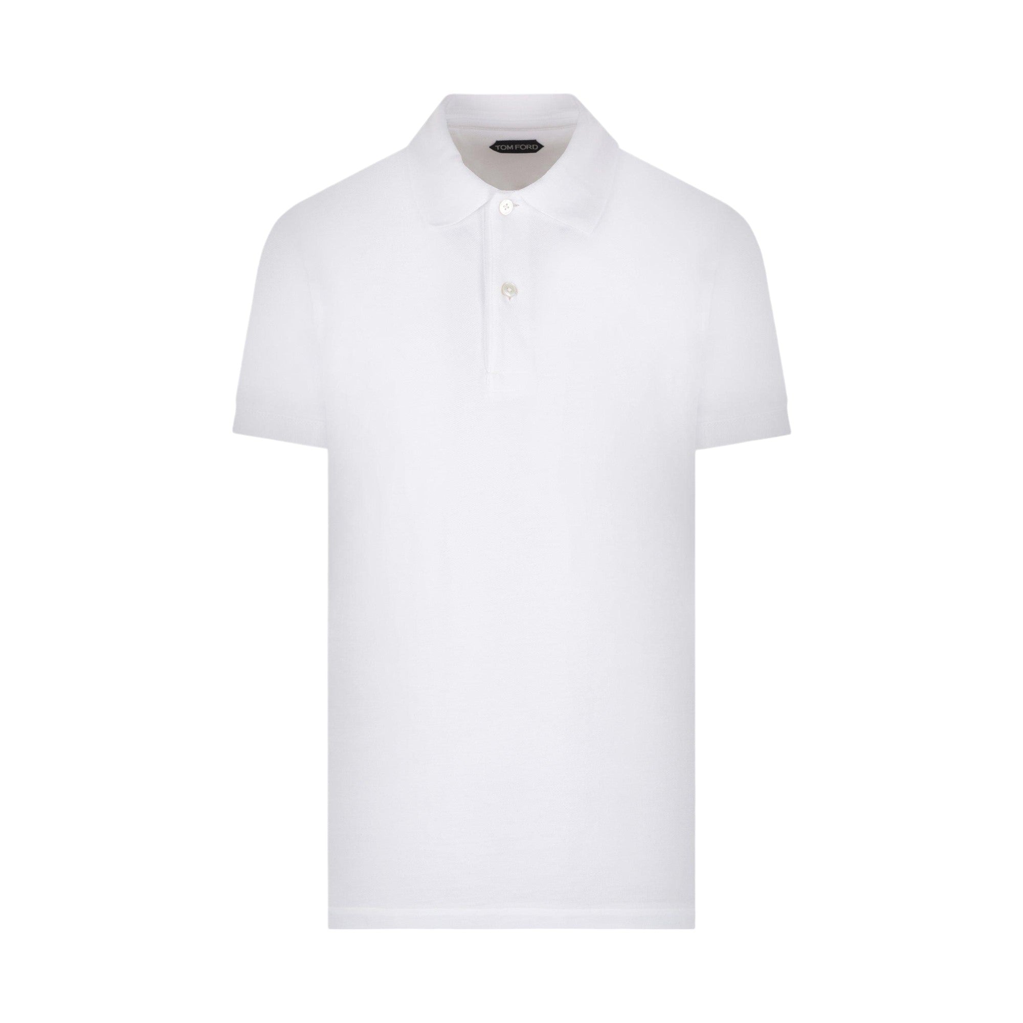 Piquet Polo Shirt-TOM FORD-JOHN JULIA